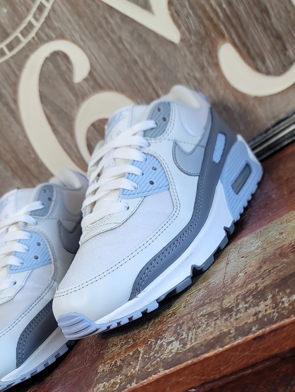 Nike Wmns Air Max 90 'Blissful Blue' Wmns 7.5 (Great Condition) Fast Shipping - Picture 8 of 16